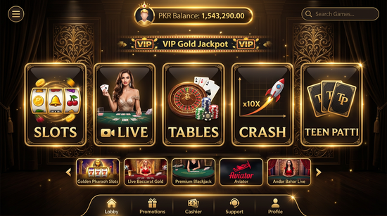 Main screen of ad786 casino page for PK players - 4